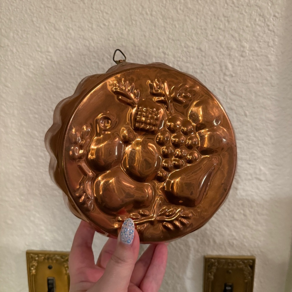 Vintage Copper Kitchen Mold